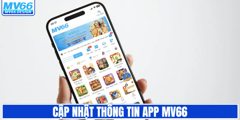 Cập nhật thông tin app MV66
