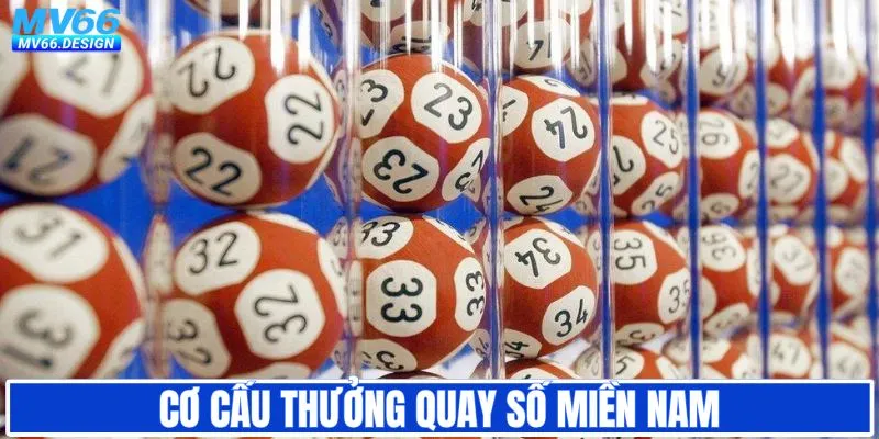 Cơ cấu tính thưởng từng giải quay số miền Nam