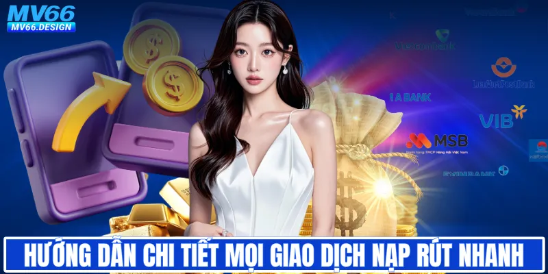 Hướng dẫn chi tiết mọi giao dịch nạp rút nhanh và an toàn